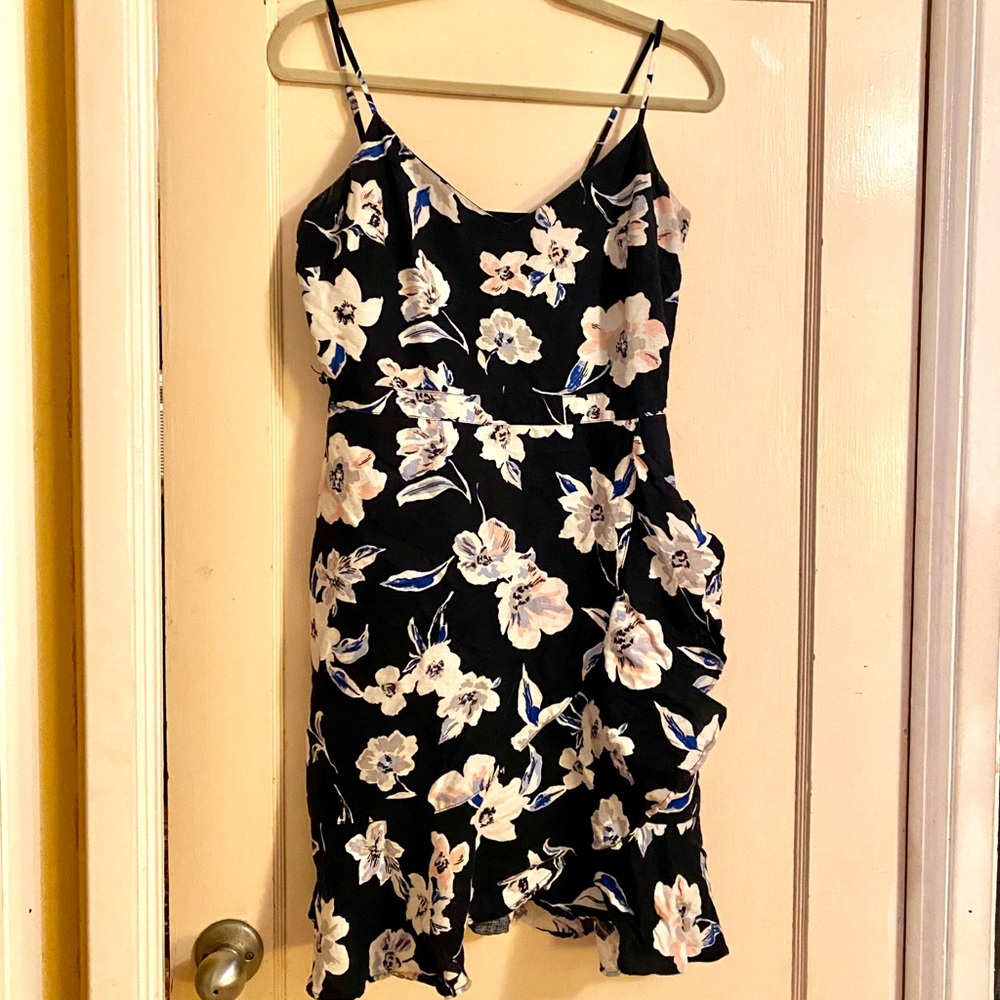 Ruffled Floral Dress
